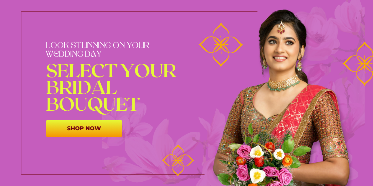 Bloosume Bouquets bridal banner